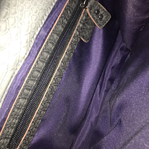 Rachel Roy Grey Python Clutch bag - Picture 4 of 6